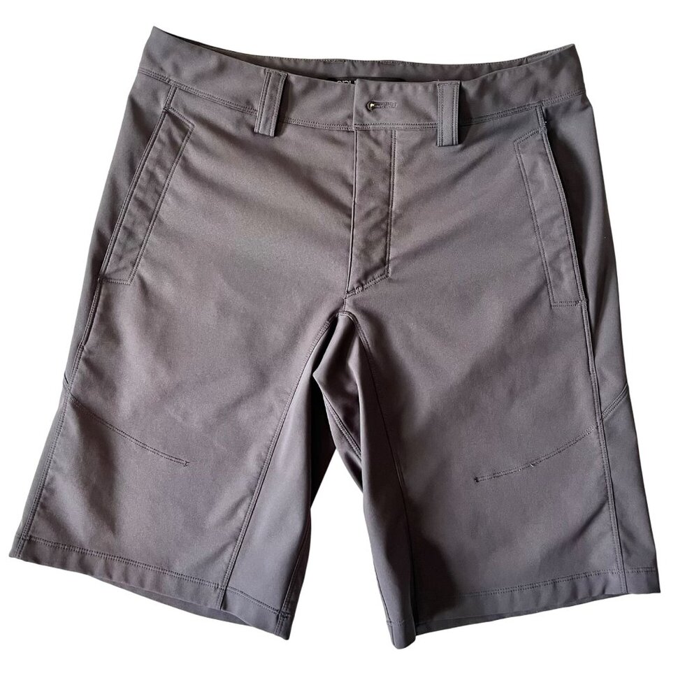 Gray Nau Mens Recycled Polyester Blend Shorts Size 32